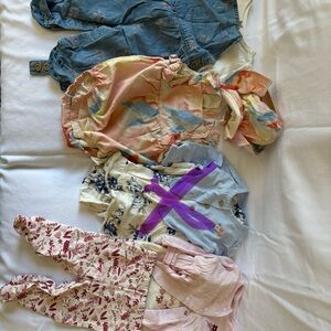 0-3 month girl Colorful Baby Clothing Set